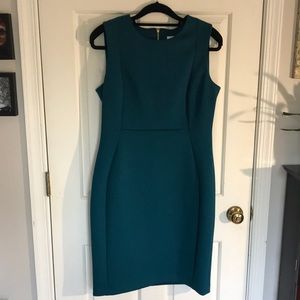 Calvin Klein Teal Sleeveless Dress